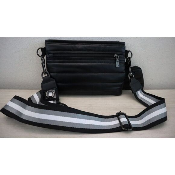 Think Royln Women's Pearl Black Downtown Polyester Crossbody Bag - Picture 2 of 16